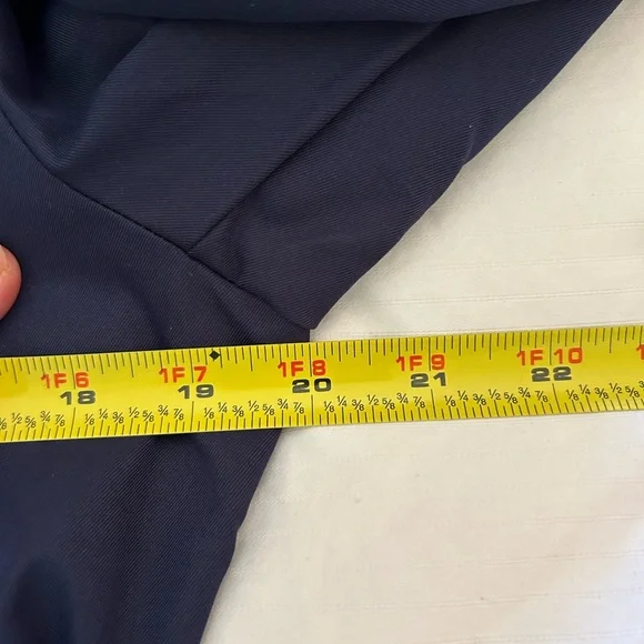 Weatherproof / NWT/ DOUBLE BREASTED TRENCH/ Classic Navy Blue/ Size M - Picture 10 of 15